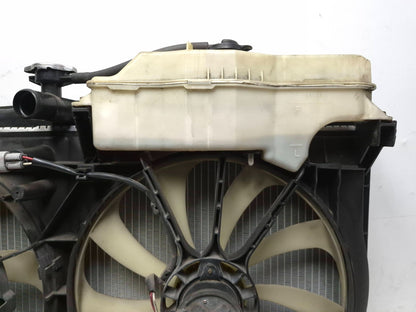 2012 Toyota Camry Front Engine Radiator Dual Fan Motor W/ Reservoir OEM