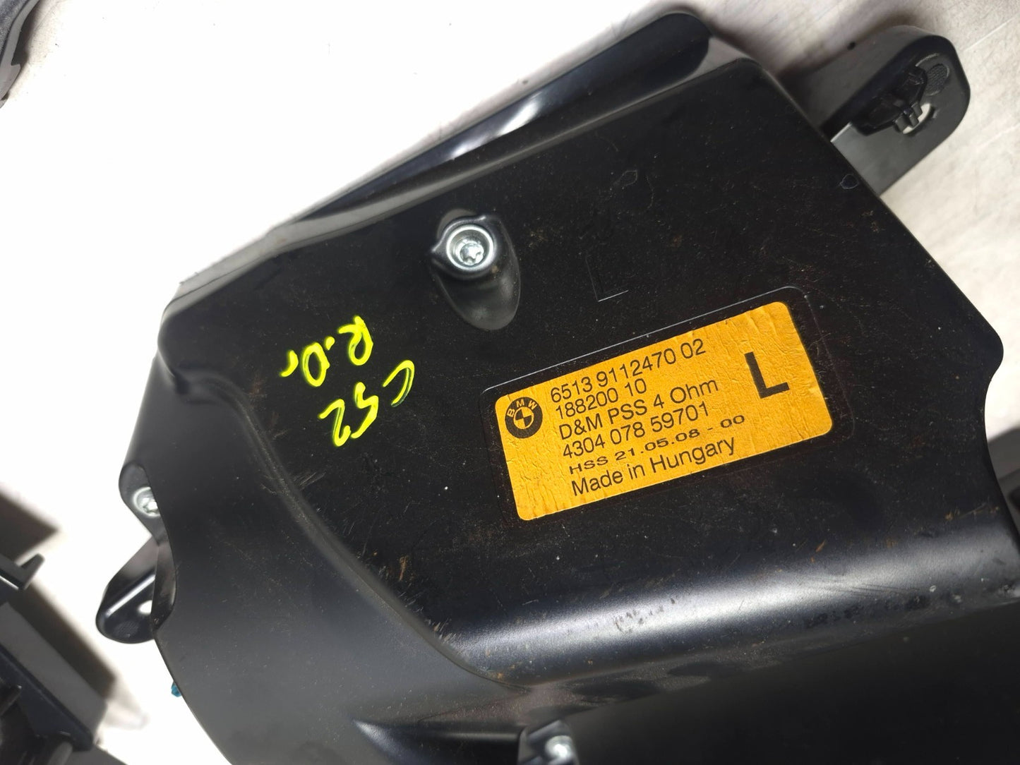 2008 BMW X6 E71 D Pillar Speaker & Door Audio Speaker OEM