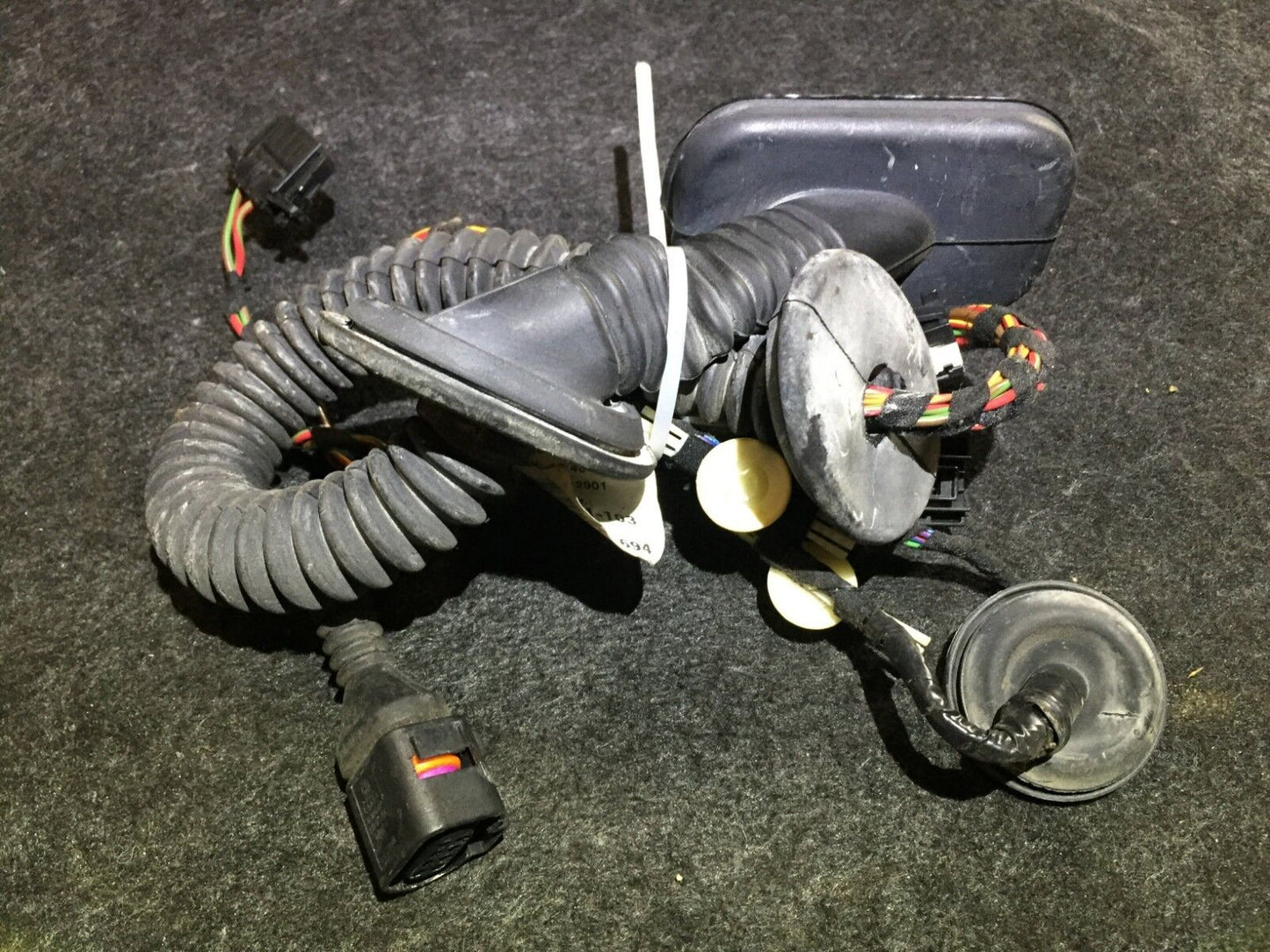 04 05 06 Porsche Cayenne Door Wire Harness Rear Left Driver Side 7l5971694 OEM