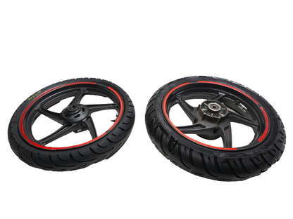 2019 Honda Cbr300r Rear & Front Wheel W/ Tire Pair R 17 OEM