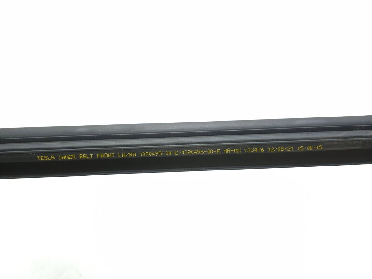 2021 Tesla Model 3 Front Door Window Belt Molding & Body Seal Driver Side Setoem