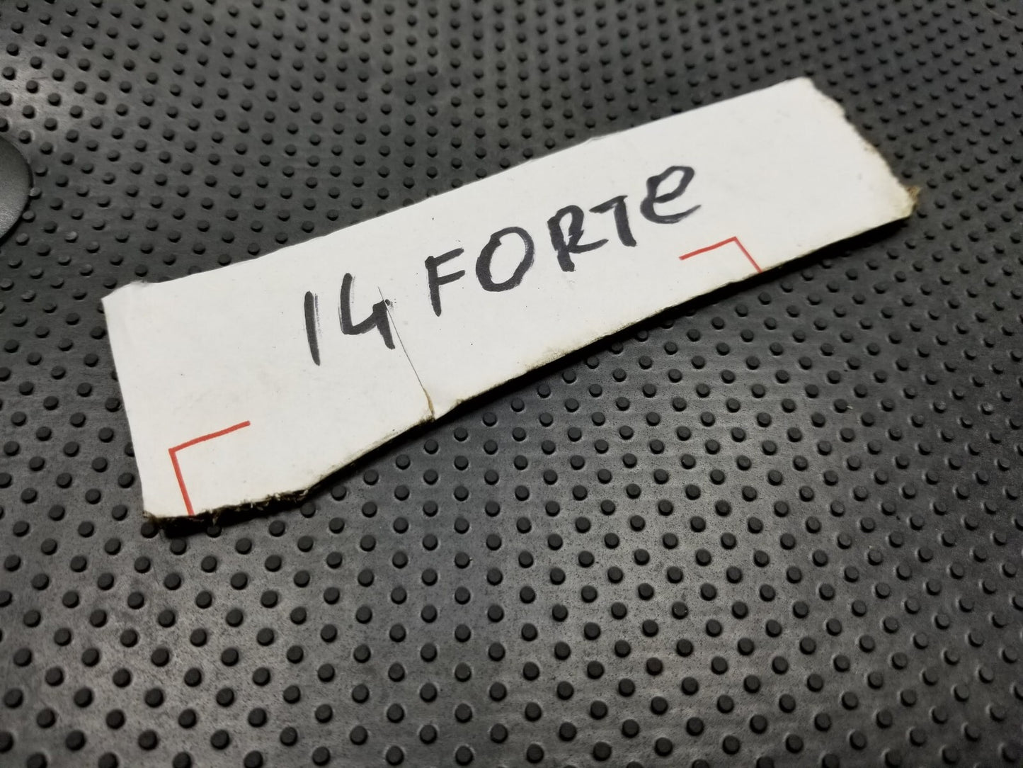2014 Kia Forte Floor Mat Carpet 3 Pcs OEM