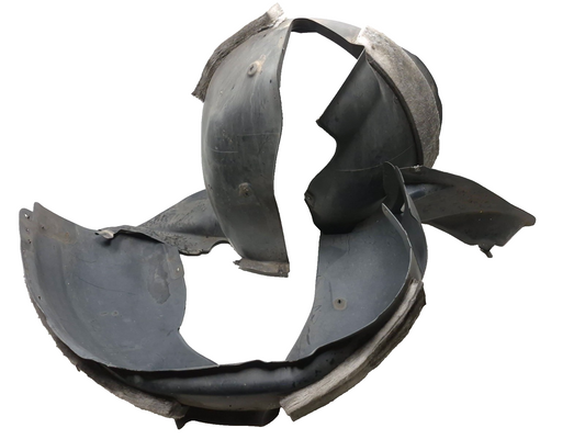 2011 Volkswagen Tiguan Front Left & Right Fender Liner Wheel Splash Shield OEM