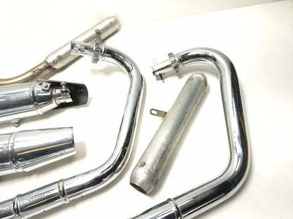 2022 Royal Enfield Int650 Exhaust Header Pipe Muffler & Heat Shield Lh & Rh OEM