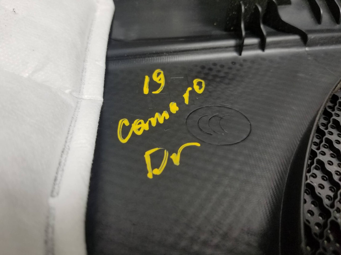 2019 Chevrolet Camaro Front Driver Door Panel OEM