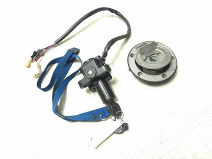 2009 Yamaha Fz6r Ignition Set Key Lock Fuel Tank Cap OEM