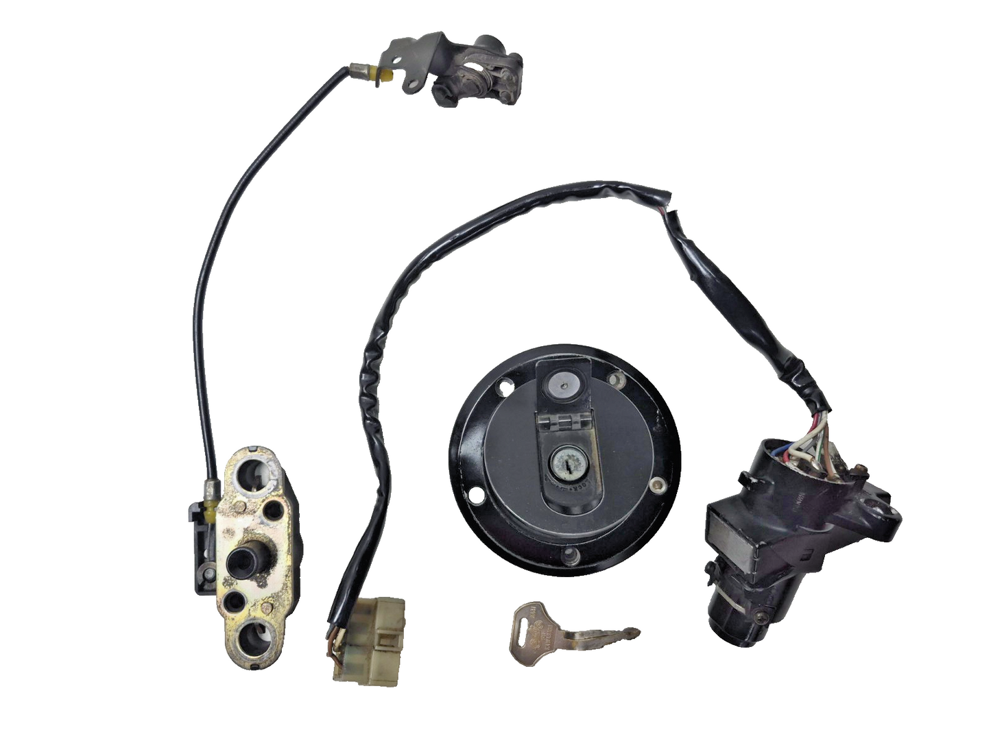 2005 Kawasaki Ninja Zx10r Ignition Lock Switch & Fuel Cap Lock Set OEM