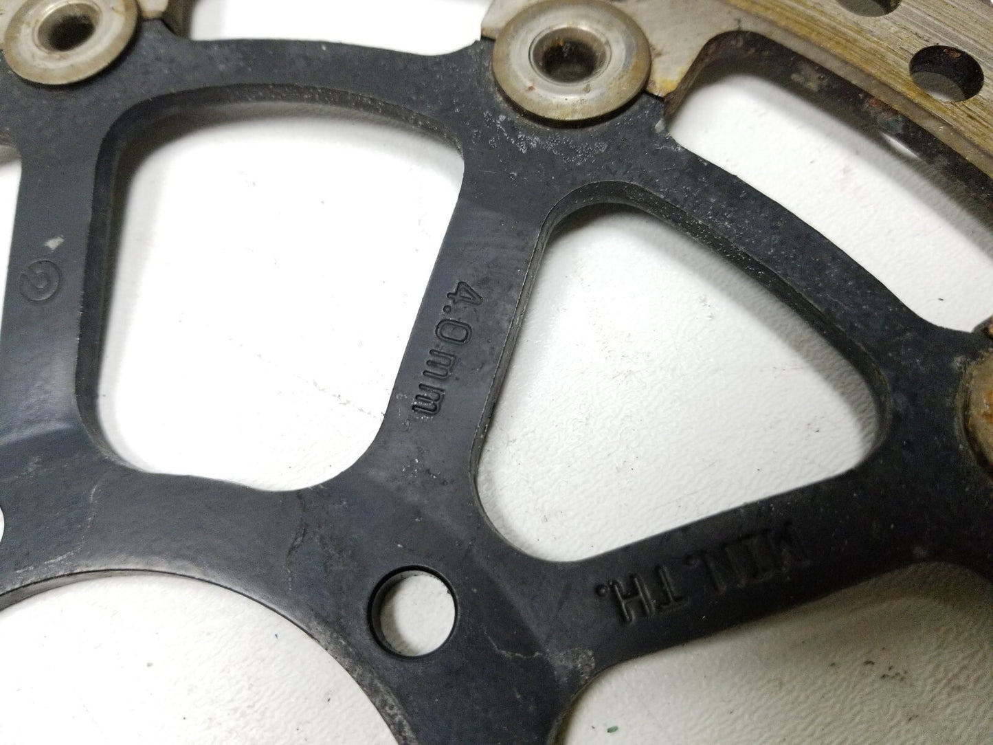 15 - 18 Ducati Monster 821 Front Brake Rotor Disc Left & Right W/ ABS Ring OEM