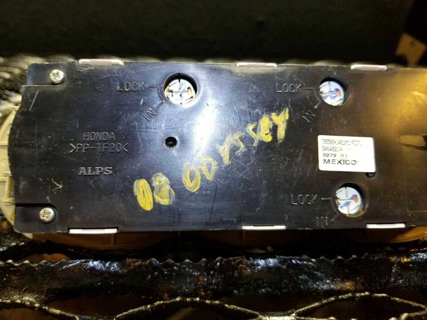06 07 08 09 10 Honda Odyssey Rear Roof AC Heater Climate Control Switch OEM #84