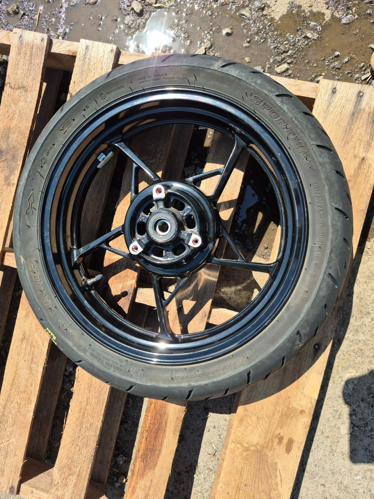 2019 Kawasaki Z400 Er400d Wheel Rim & Tire Front & Rear * Straight * OEM