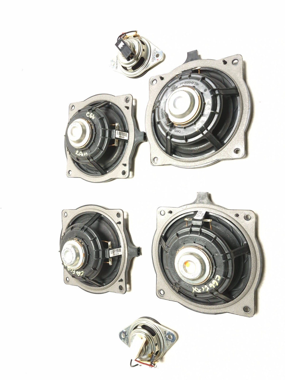 2012 Hyundai Sonata Door Speaker 6pcs OEM