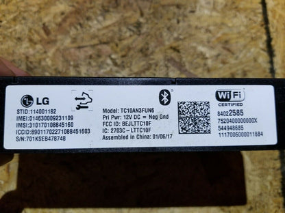 2017 Cadillac Xt5 Communication Control Module OEM