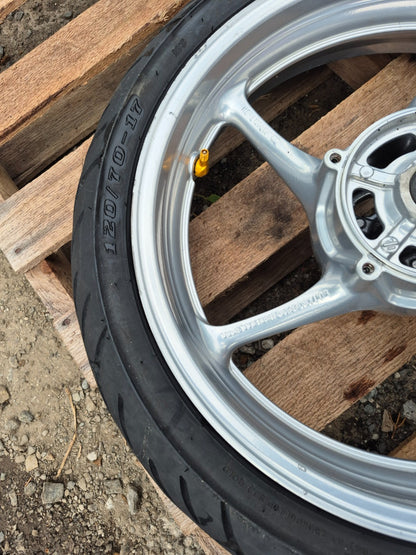 2009 Yamaha Fz6r Wheel Rim & Tire Front & Rear *straight* OEM