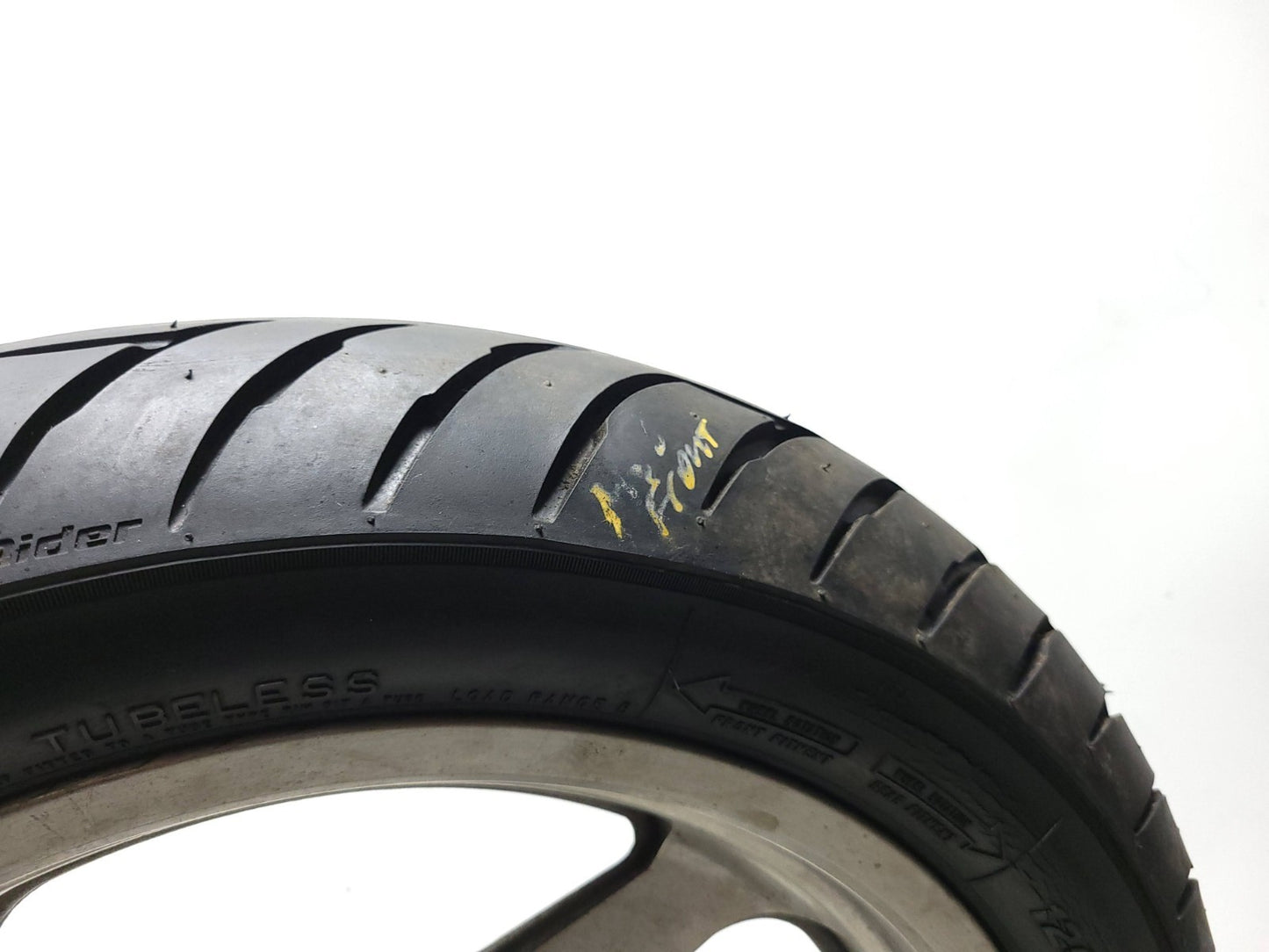 2002 Honda Magna Vf 750c Rear & Front Wheel Rim & Tire Assy OEM