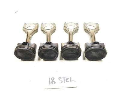 2018 Alfa Romeo Stelvio Piston W/ Connecting Rod 4pcs OEM