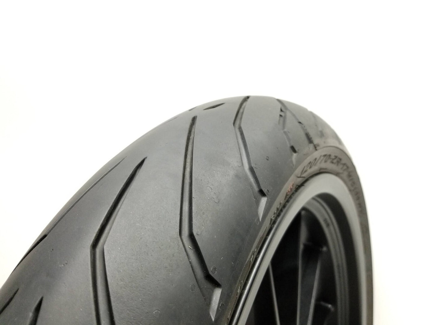 20 - 24 Benelli 302s Front Wheel Rim & Tire 120/70r17 Straight OEM 1609 Miles