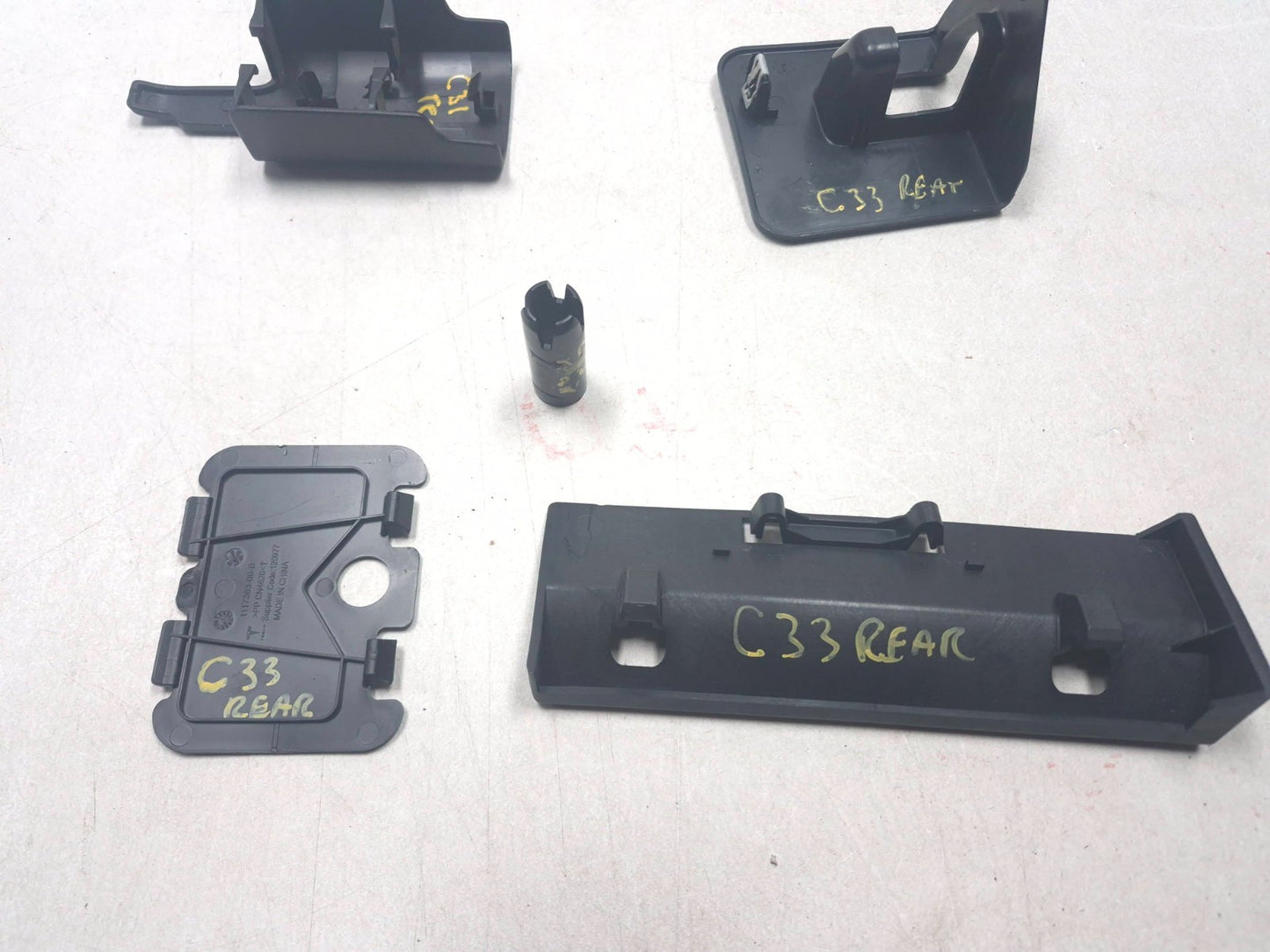 2021 Tesla Model 3 Rear Seat Trim Cover 5pcs OEM