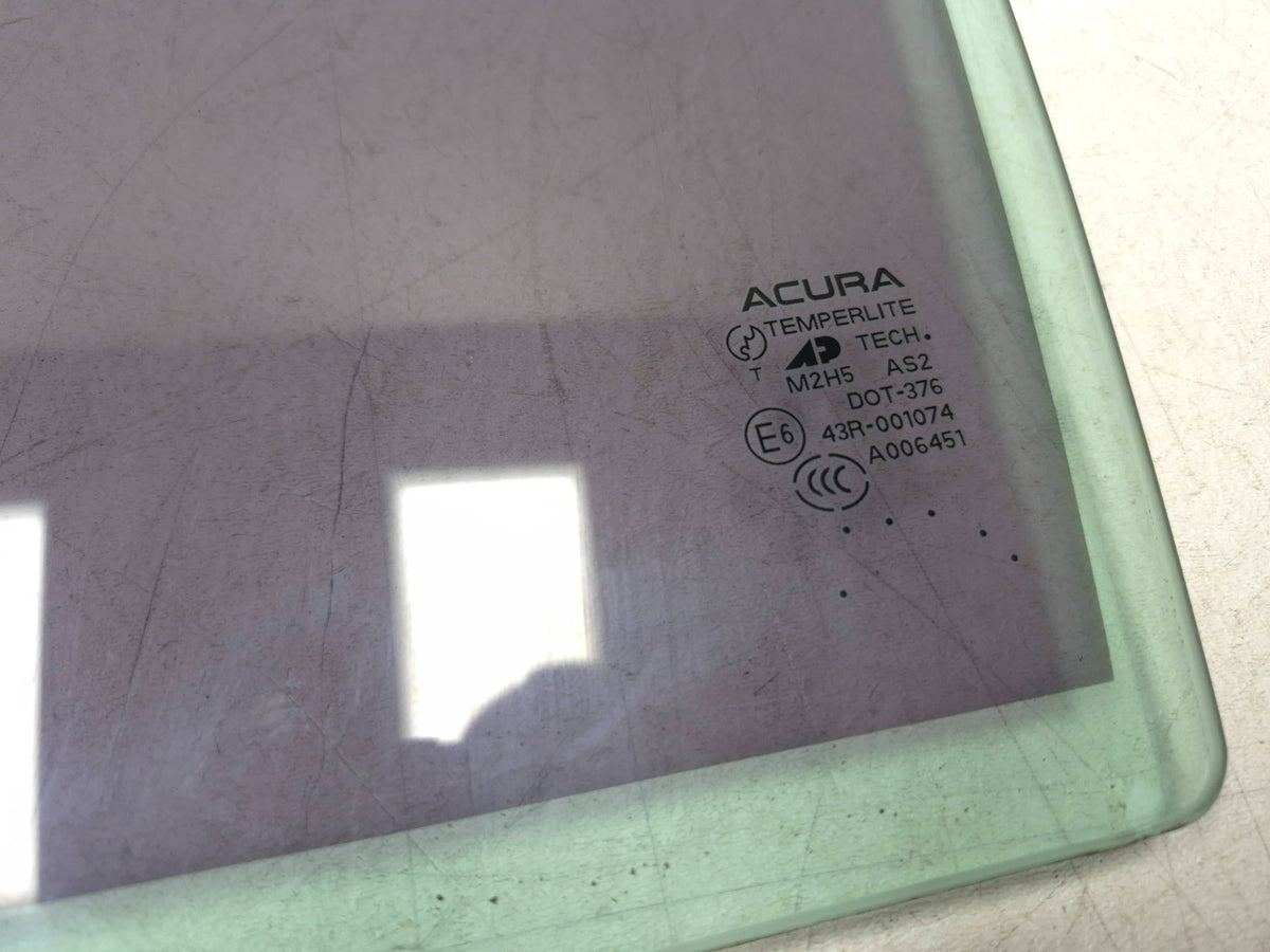 2008 Acura Tl Type-s Rear Door Window Glass Driver Side Left 73450-sep-a20 OEM