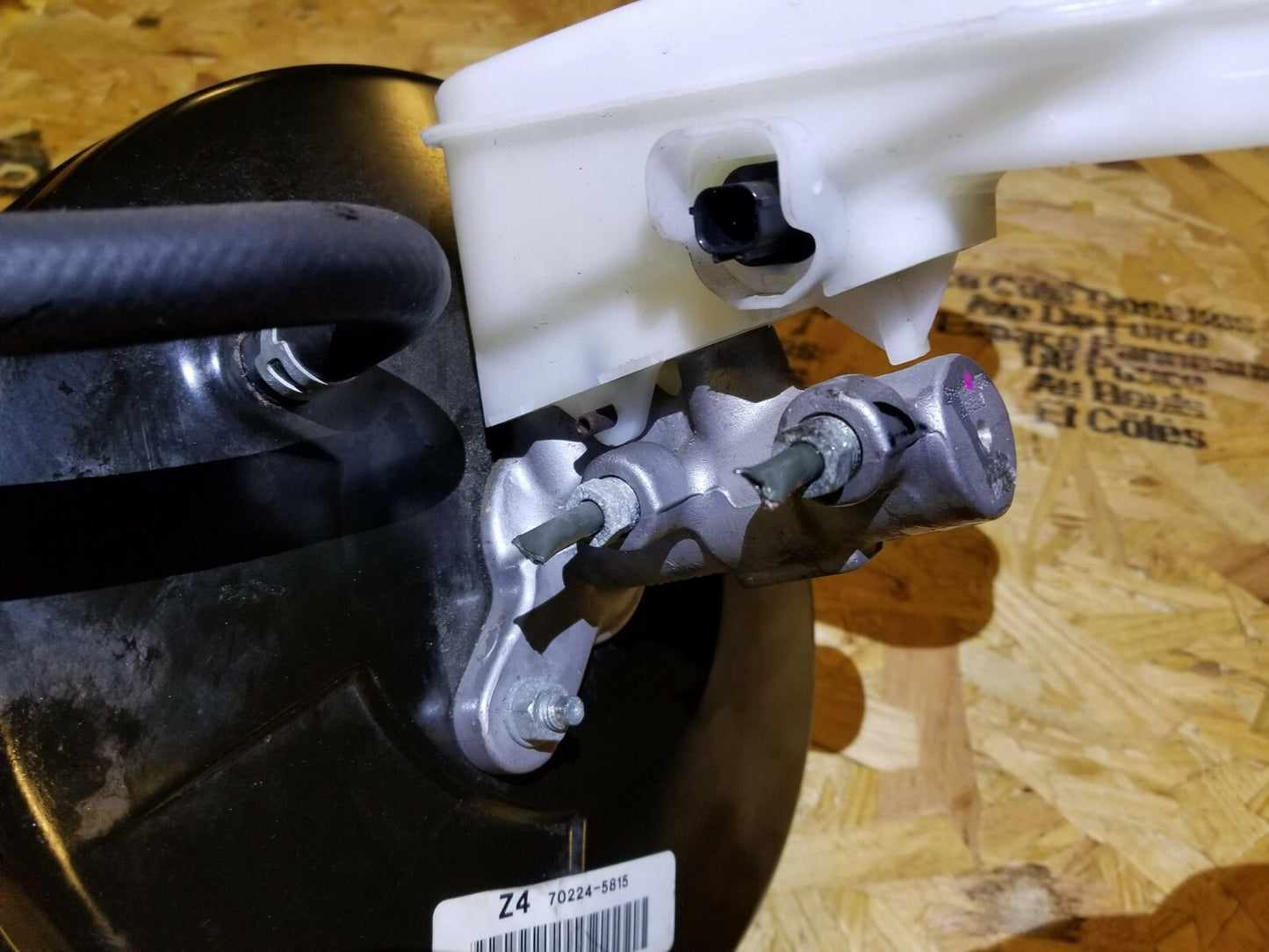 15 16 17 Acura TLX 2.4l Power Brake Booster W/ Master Cylinder & Reservoir OEM