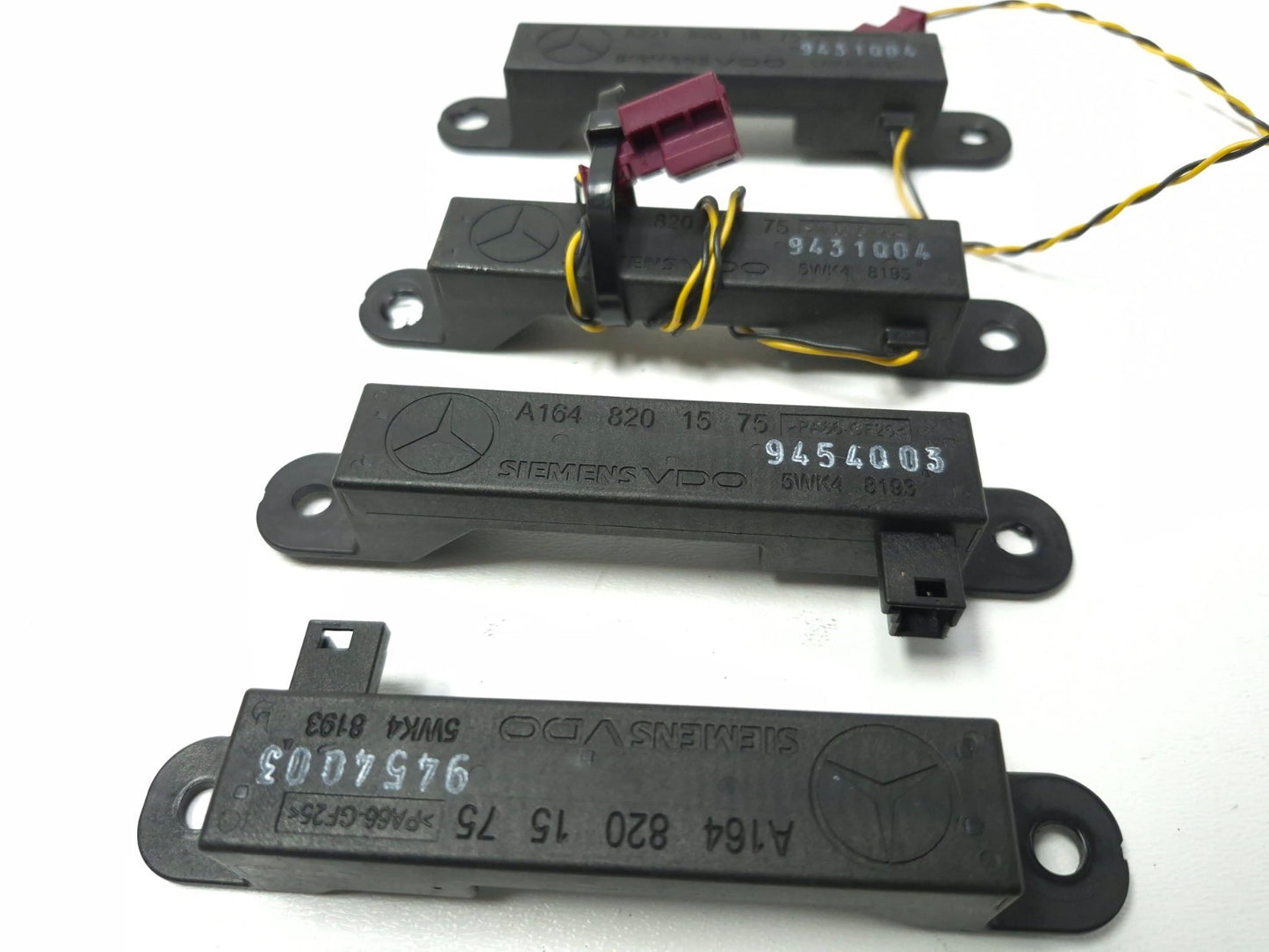 2010 Mercedes S400 W221 Door Keyless Go Entry Sensor Module 4pcs OEM