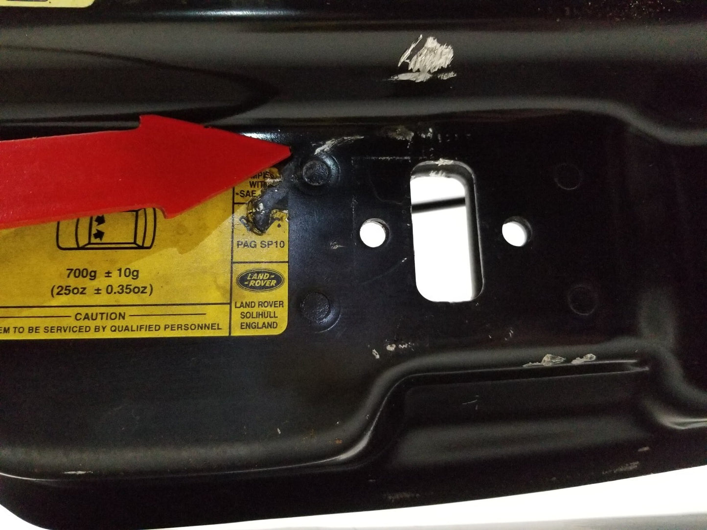 2007 Range Rover Upper Radiator Support Bracket OEM