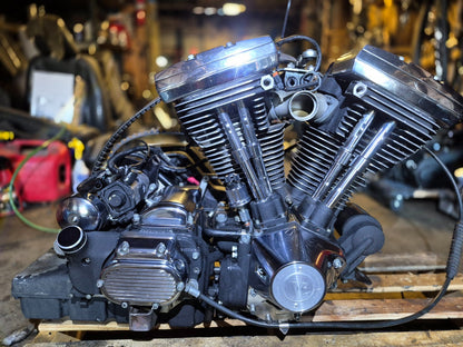 1993-1998 Harley Electra Glide Road King 80" 1340cc Evo Engine Motor Trans OEM