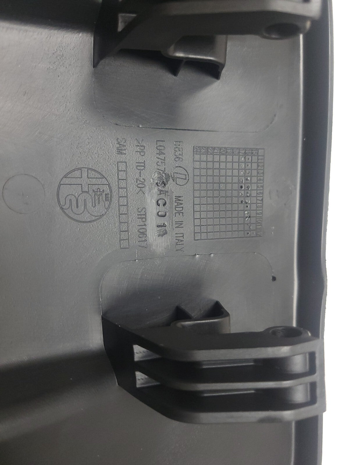 2017-2023 Alfa Romeo Stelvio Front Seat Back Rear cover trim pair OEM