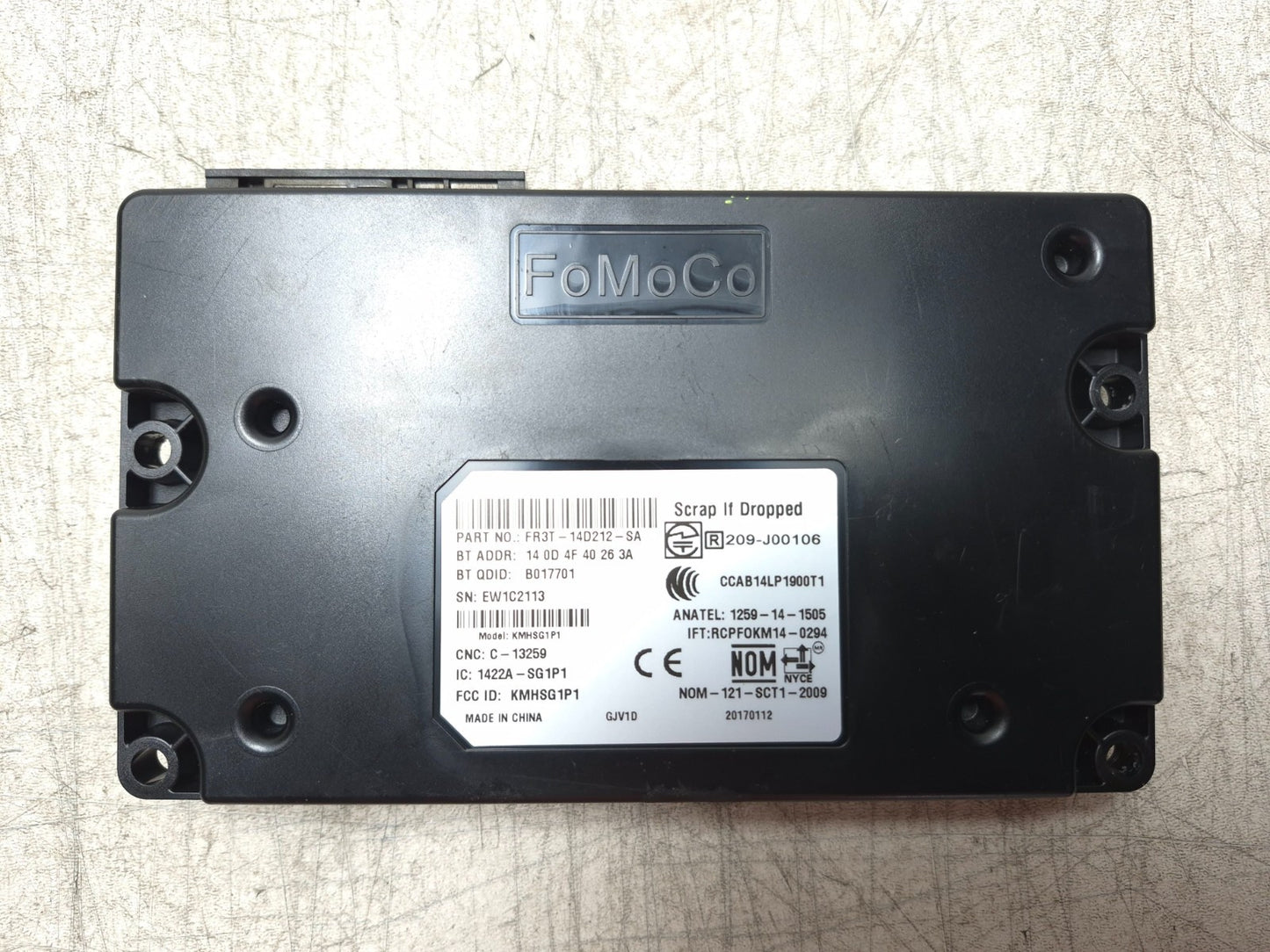 2017 Ford Focus Communication Control Module OEM