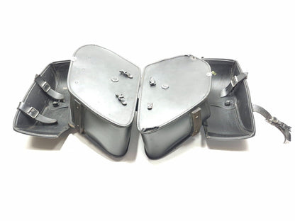 Viking Bags Leather Saddlebags Harley Dyna Fat Bob Fxdf 2008-2017 Hard Mount OEM