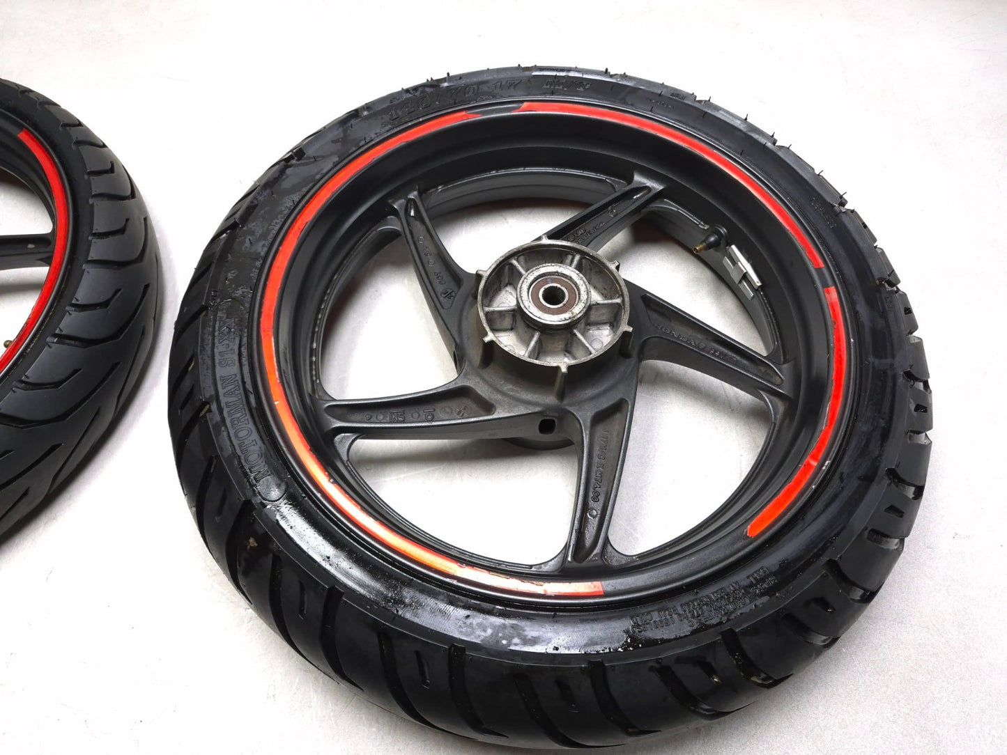 2019 Honda Cbr300r Rear & Front Wheel W/ Tire Pair R 17 OEM