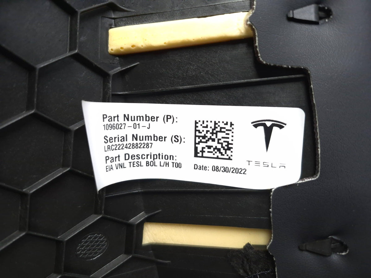 2022 Tesla Model 3 Rear Seat Side Bolster Cushion Left & Right OEM