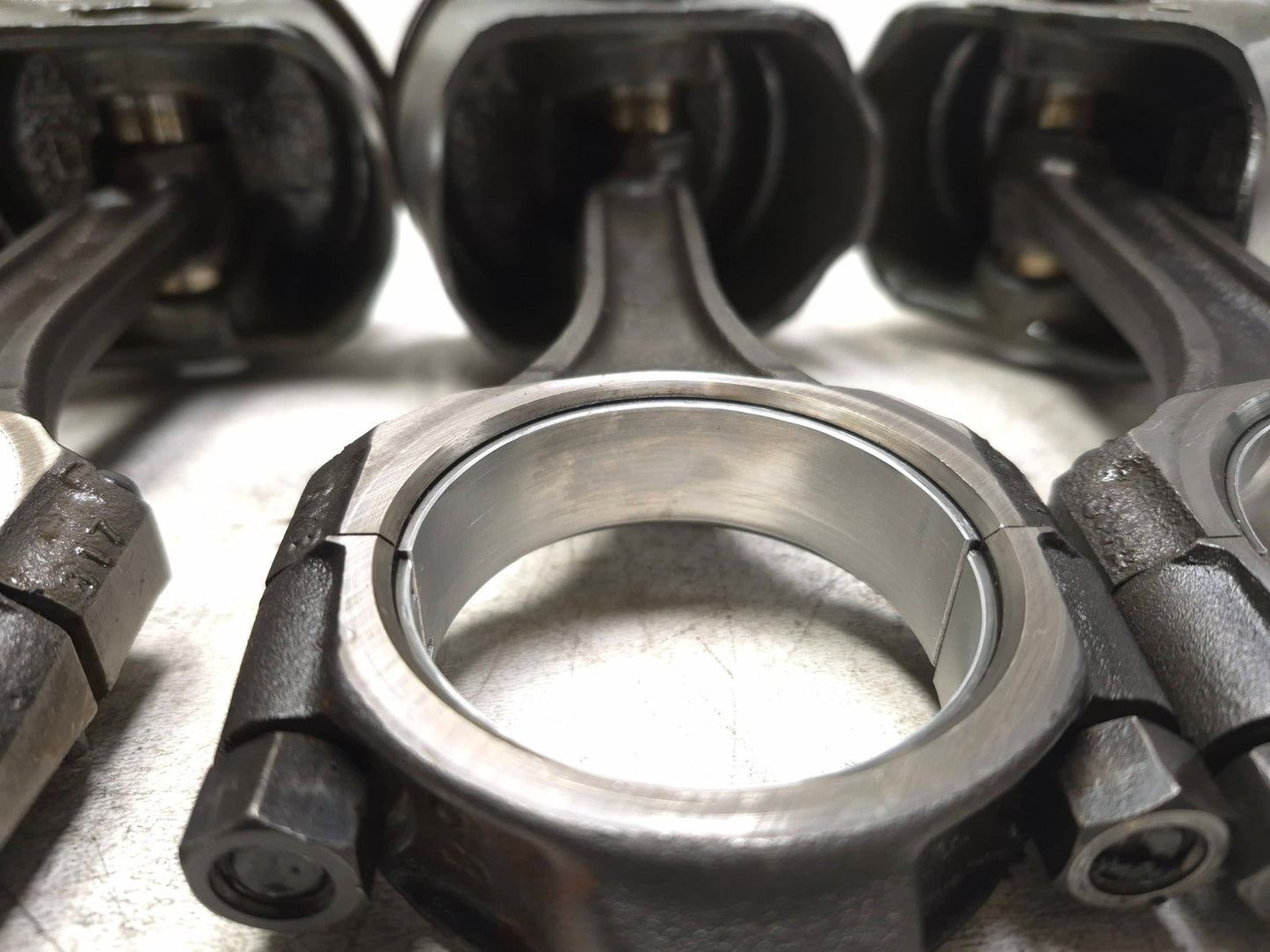 Yale Forklift V6 4.3l Engine Piston W/ Connecting Rod 6 Pcs OEM