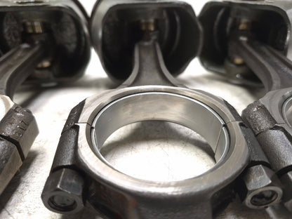 Yale Forklift V6 4.3l Engine Piston W/ Connecting Rod 6 Pcs OEM