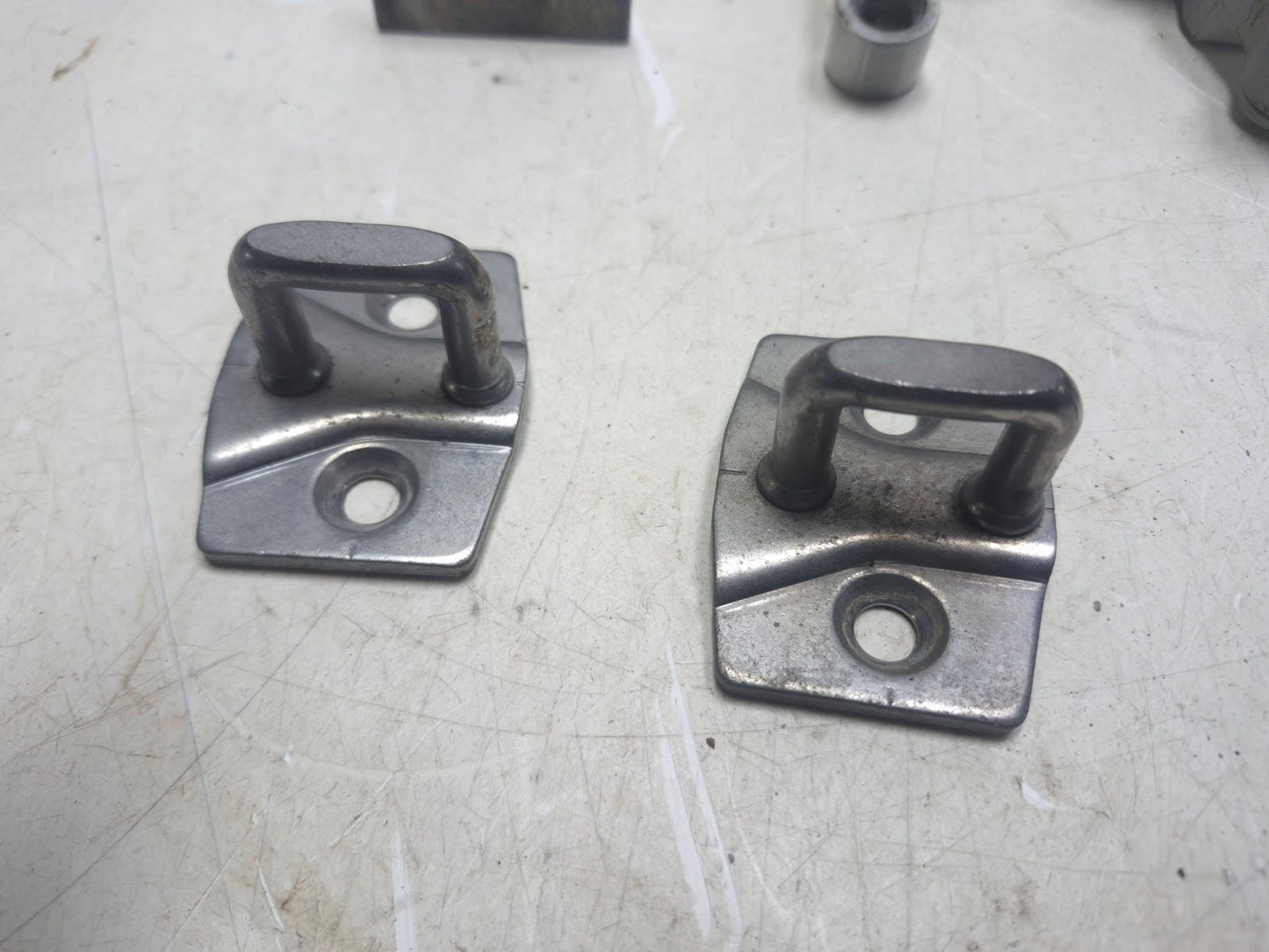 2013 BMW 328i F30 Sedan Rear Door Hinge W/ Striker Left Driver Side Set OEM