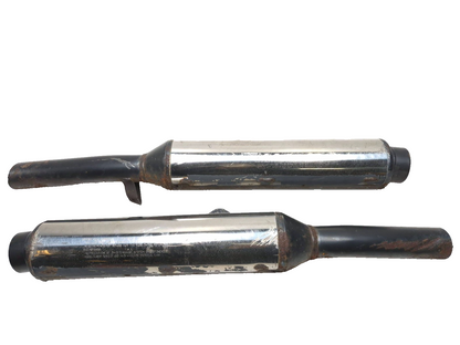 1993 Suzuki Gsx 600 Fp Katana Right & Left Muffler Pair OEM