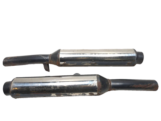 1993 Suzuki Gsx 600 Fp Katana Right & Left Muffler Pair OEM