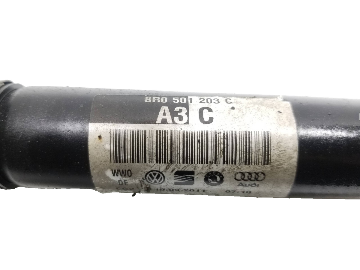 2012 Audi A7 Quattro Rear Cv Axle Shaft OEM 8r0501203c