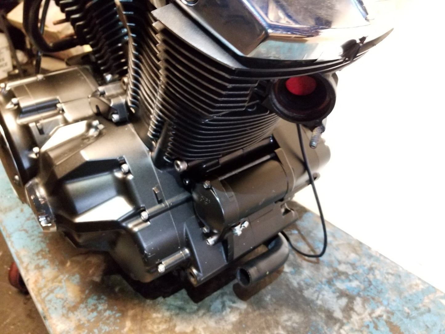2007 Yamaha Xvs1300 Engine V Star 1300 9.623 Miles