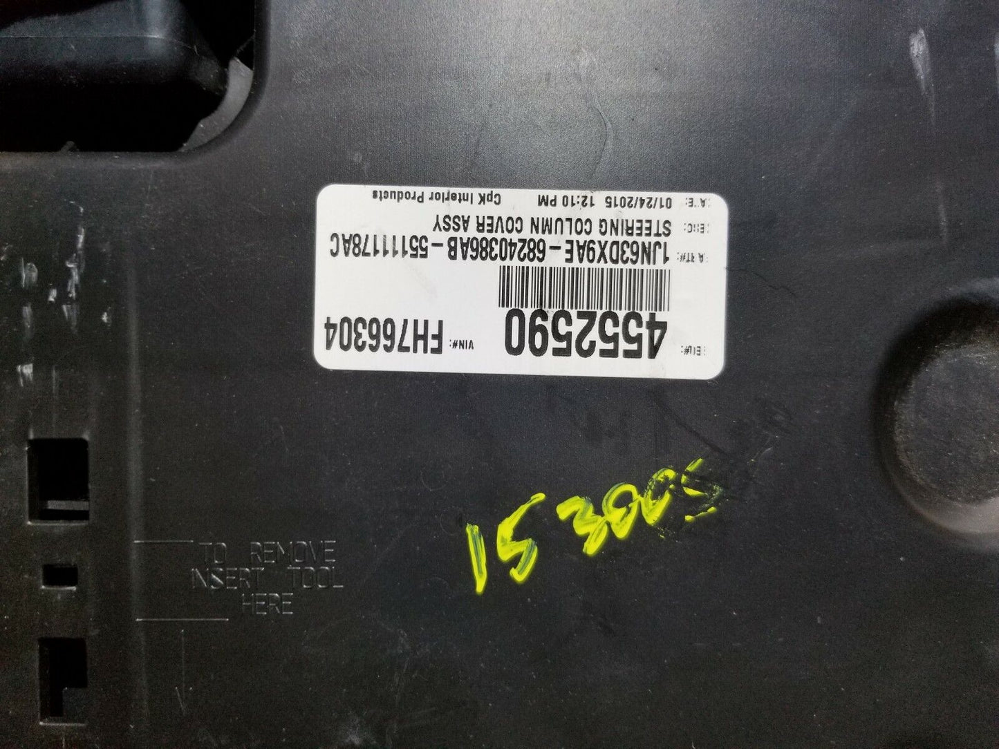 12 13 14 15 16 17 Chrysler 300s Driver Kick Knee Panel Steering Column OEM 43k