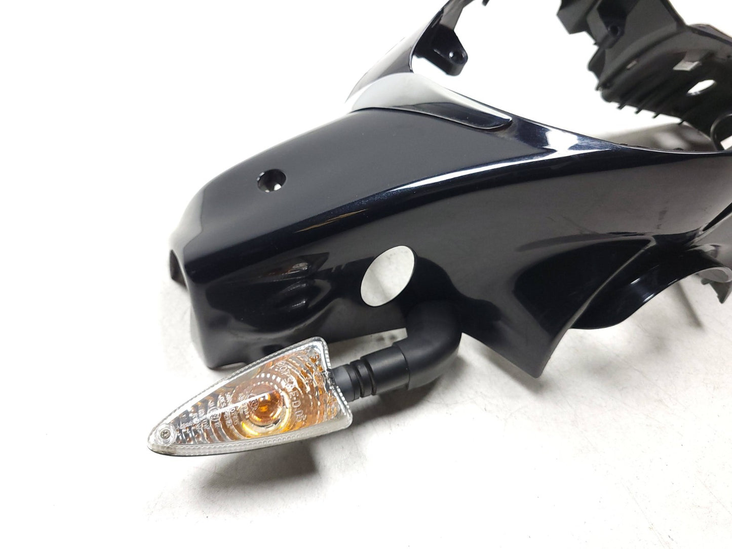 2017 Piaggio Fly Front Handlebar Cover W/ Turn Signal Assy OEM