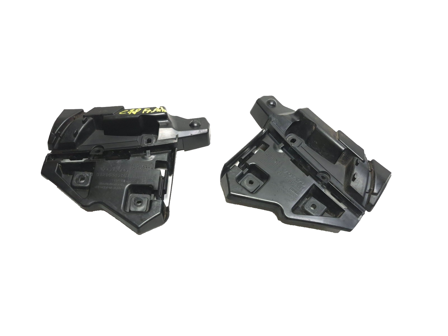2012 Volvo C30 2.5l Front Bumper & Fender Mounting Bracket Left & Right Pair OEM