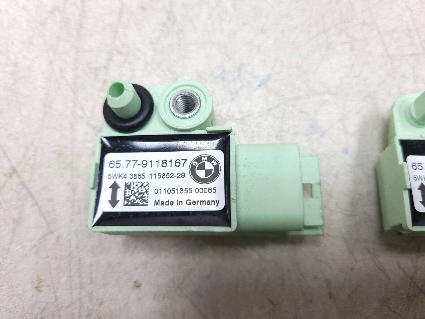 2007 - 2013 BMW X5 X6 E70 Front Door Impact Sensor 65779118167 2pcs  OEM