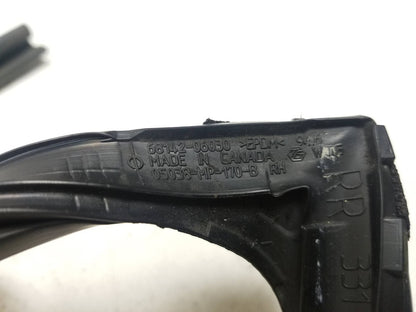 2007-2011 Toyota Camry Door Window Seal & Belt Rear Passenger Side Right  OEM