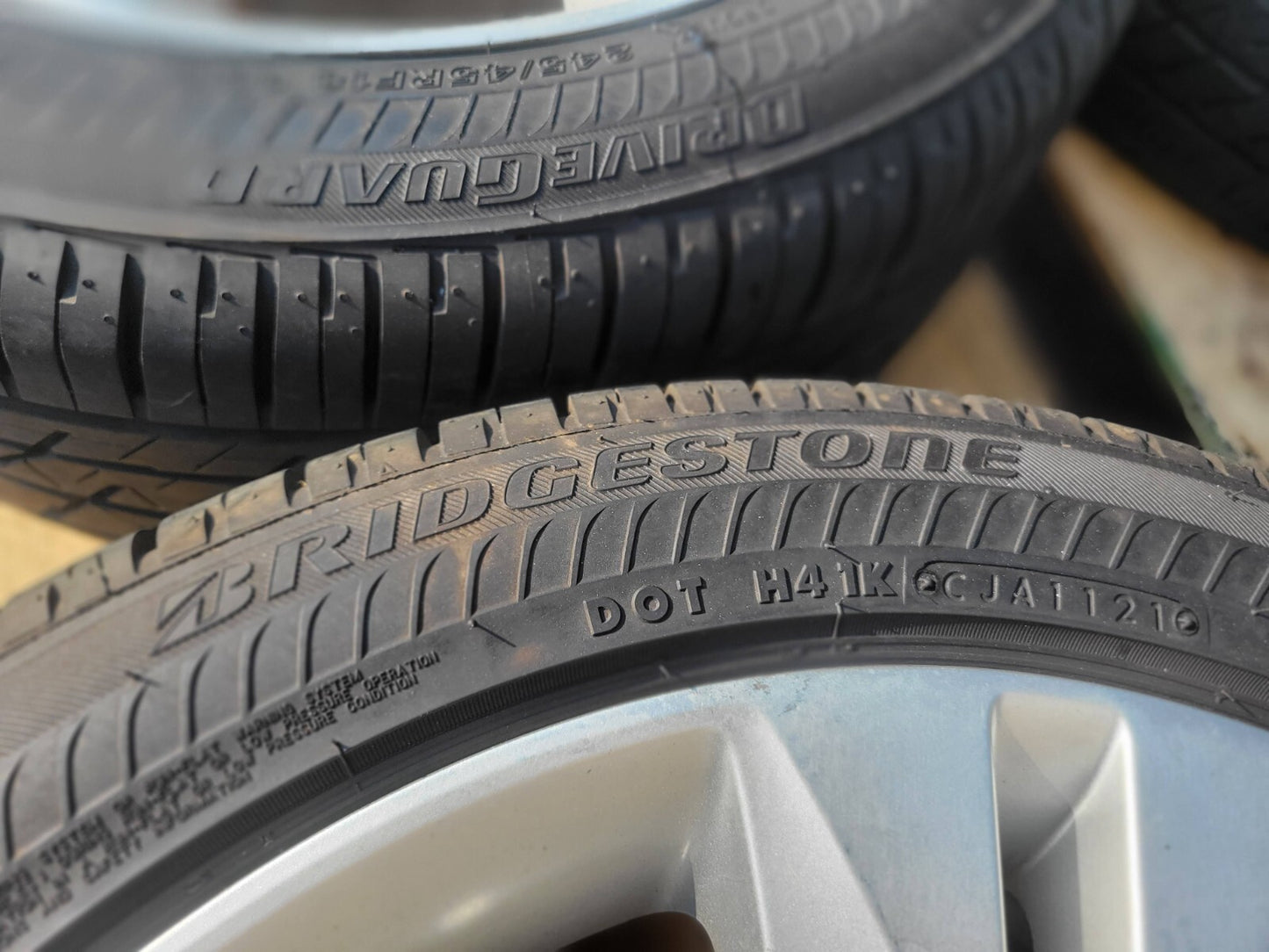 2010 Hyundai Genesis Coupe Wheels W/ Tire Bridgestone 245/45rf18 4pcs ✅