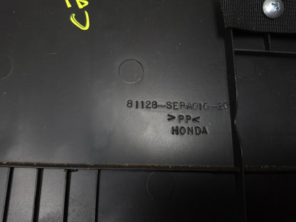 2008 Acura Tl Front Seat Back Cover Panel Right Passenger Side OEM