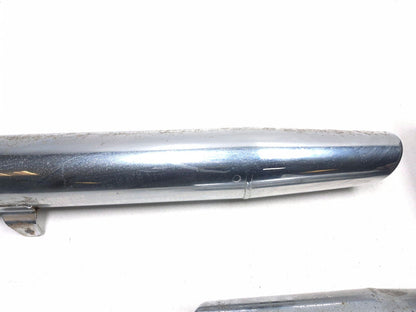 1999 Suzuki Intruder 1500 Right Lower Muffler & Left Upper Muffler Pair OEM