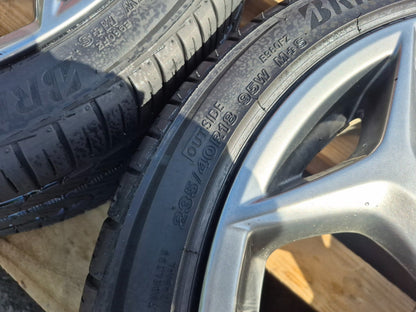 2014-2018 Ford Focus St Wheel Rim W/tire 18jx18 235/40/r18 Bridgestone 4 Pcs OEM