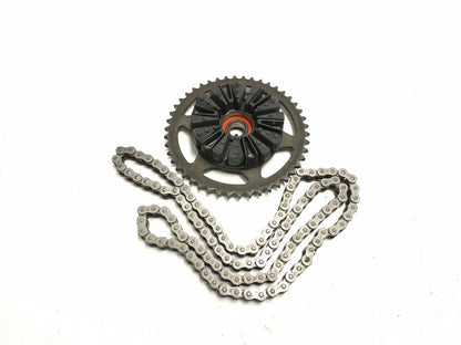 2004 Yamaha Fz6 S Rear Sprocket & Drive Chain Pair OEM