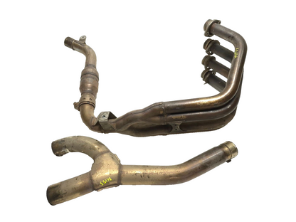 2004 Yamaha Fz6 S Exhaust Header & Mid Pipe Pair OEM