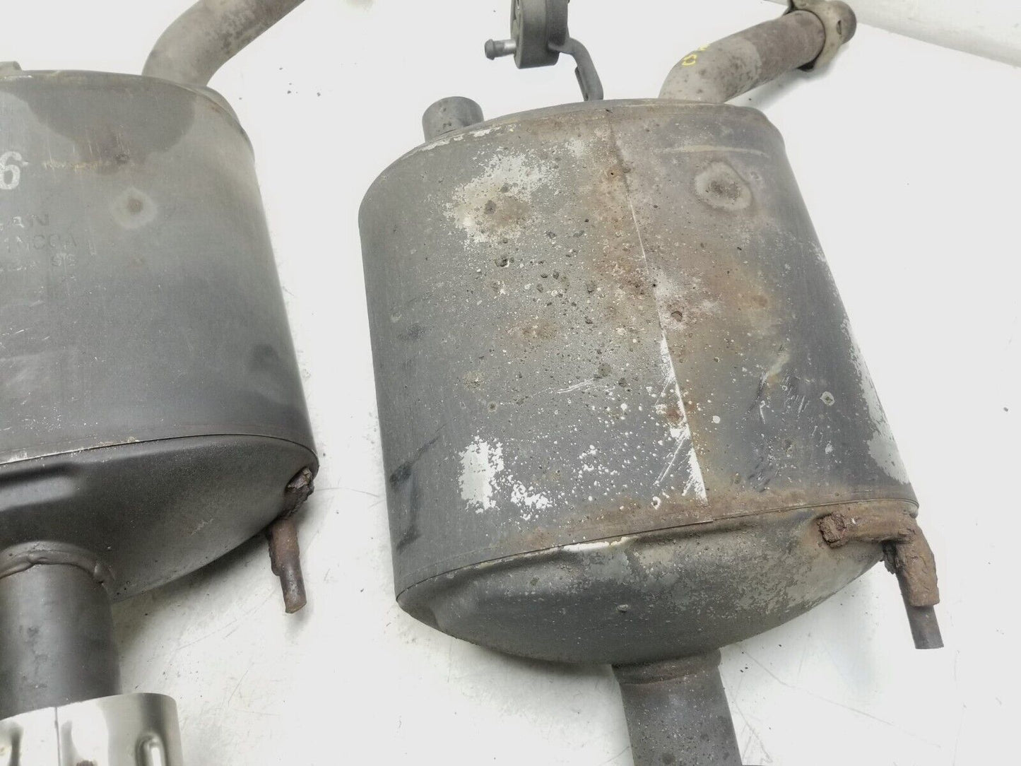 08-13 Infiniti G37 Rear Exhaust Muffler Pair OEM ***sedan***